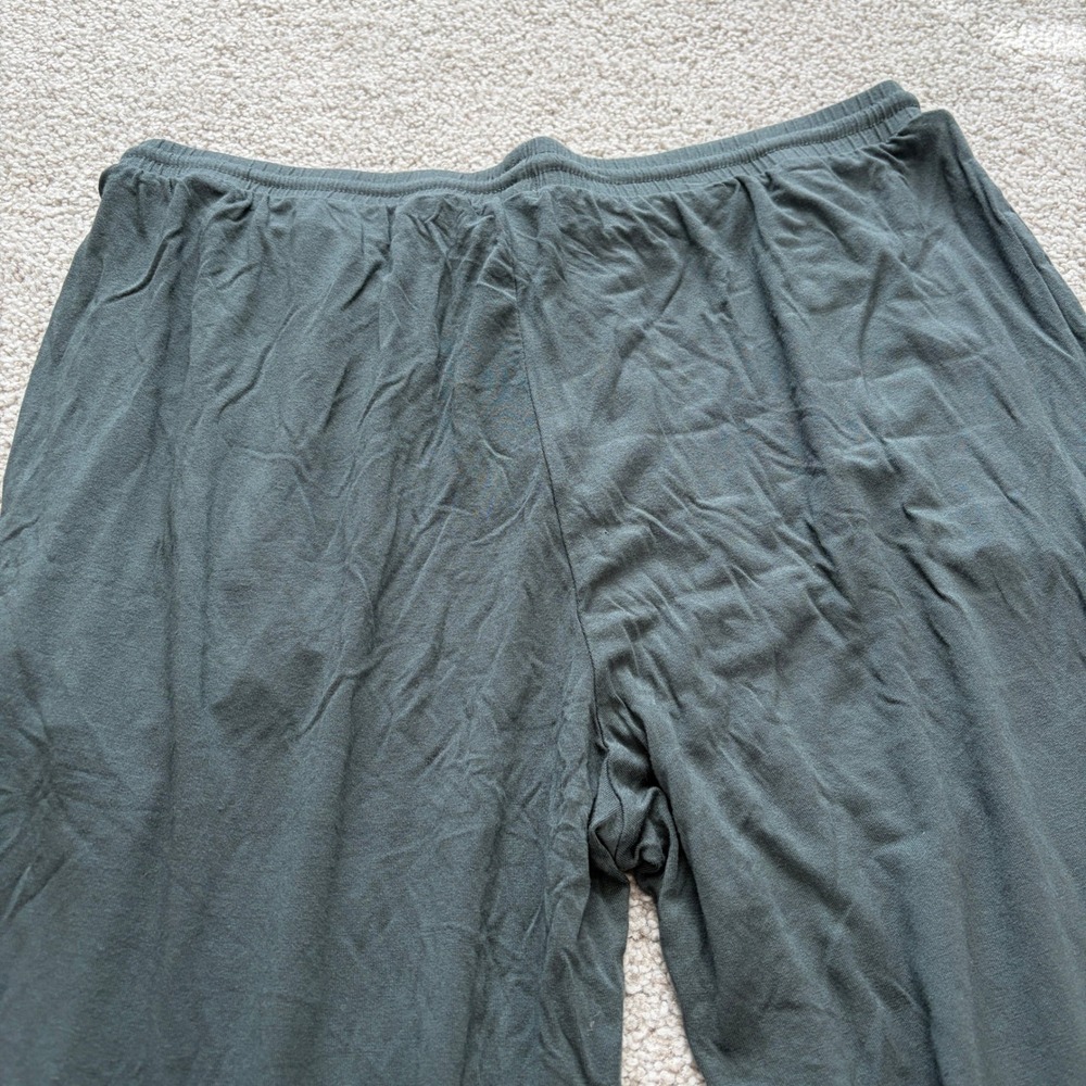 Eberjey Pajama Pants Womens M Green Jogger Lounge Relax Cozy Quiet Luxury Modal - Picture 7 of 7